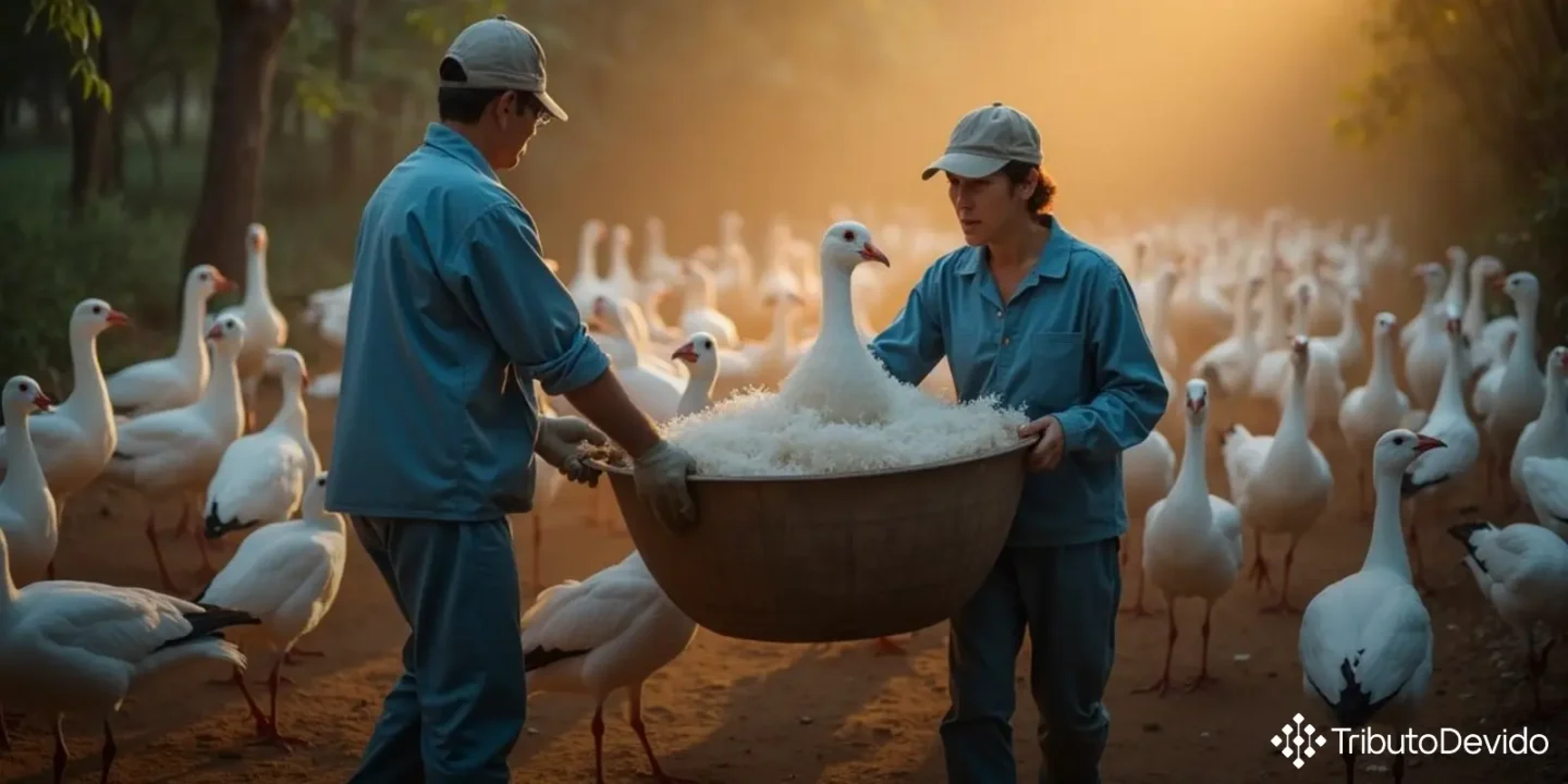 tributação na recolha de frangos