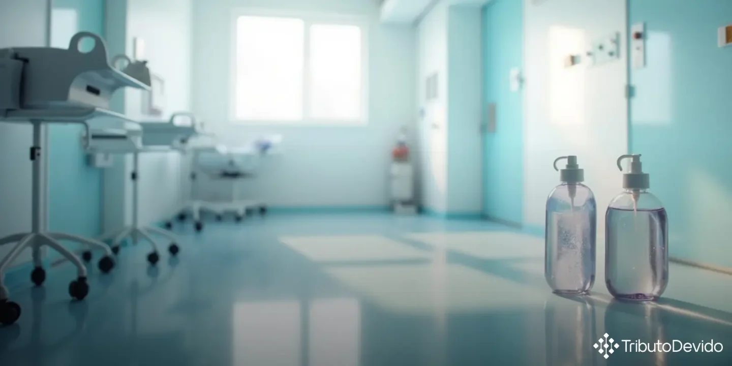 Classificação fiscal de seringa com solução salina