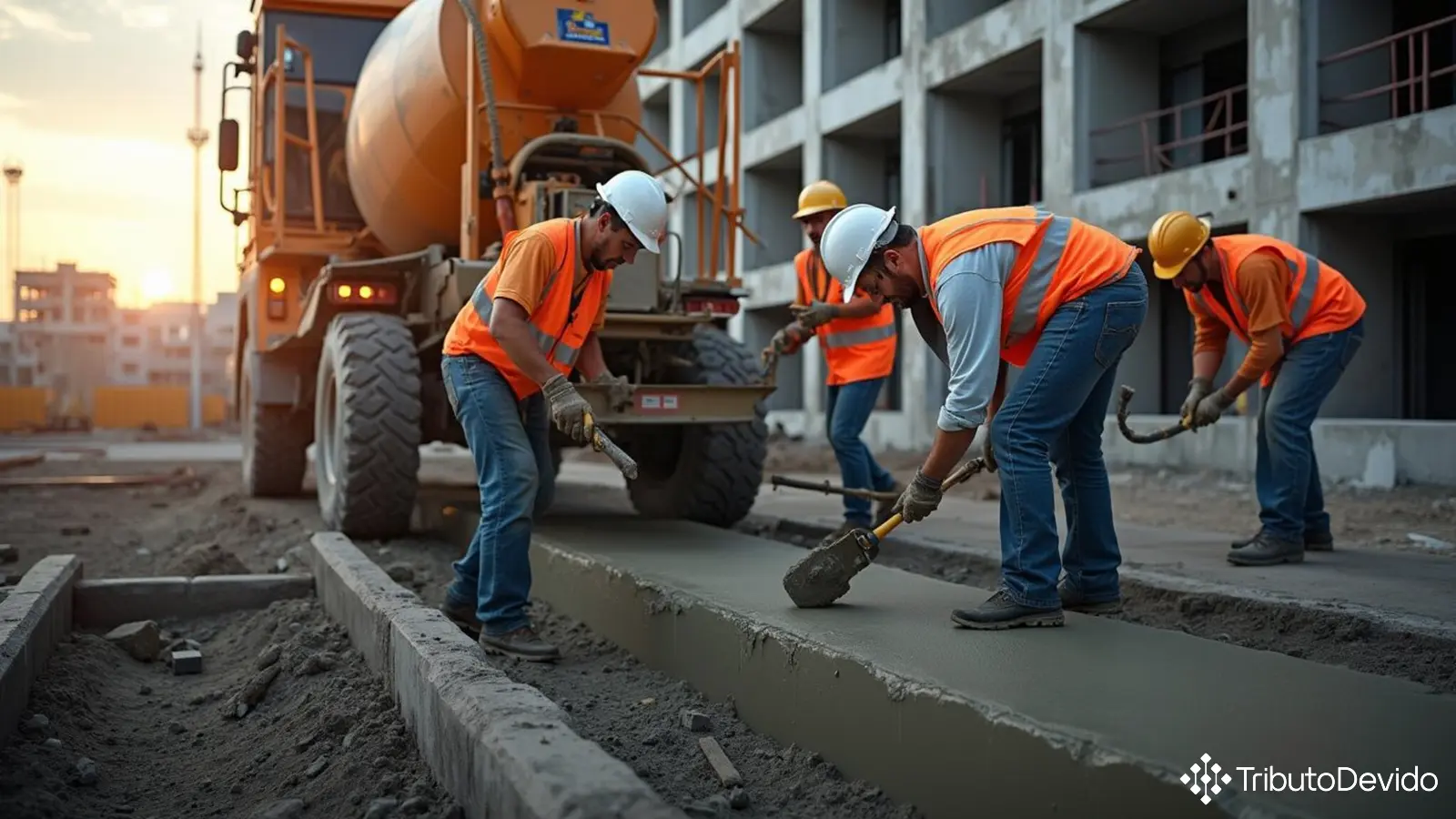 percentual de presunção IRPJ e CSLL para serviços de concretagem