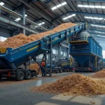 Classificação fiscal de sistemas de empilhamento e recuperação de cavacos