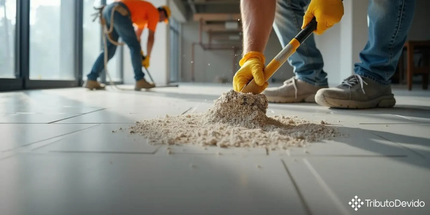 substituição de pisos cerâmicos