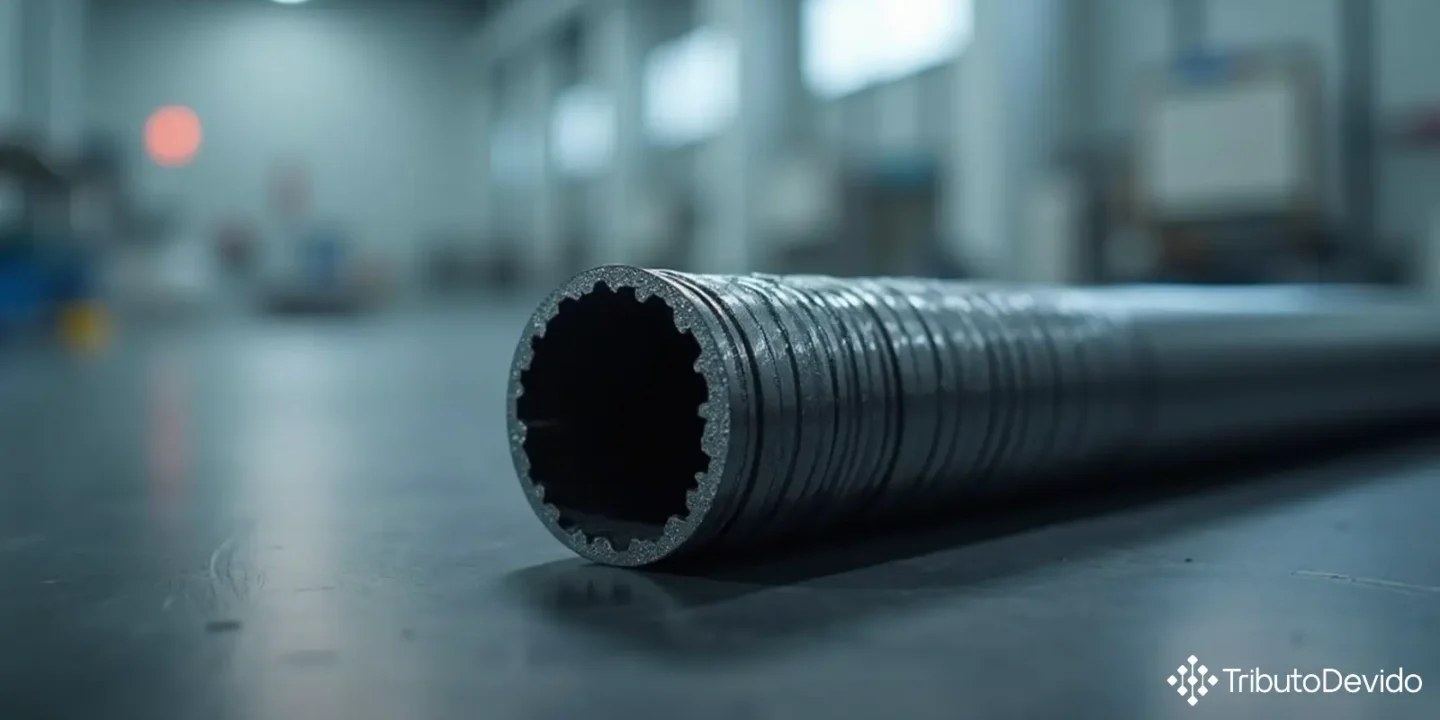 classificação fiscal de tubo de borracha EPDM reforçado com espiral de aço inox