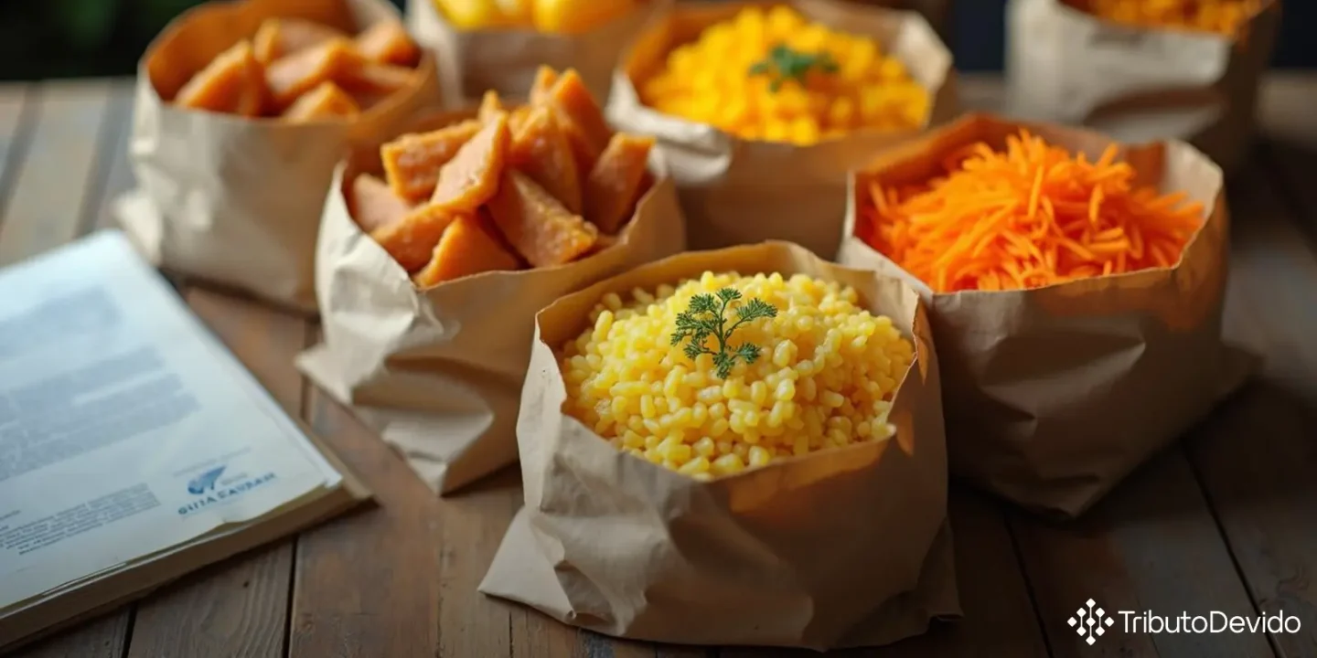 classificação fiscal de farinha de mandioca e arroz misturadas na NCM