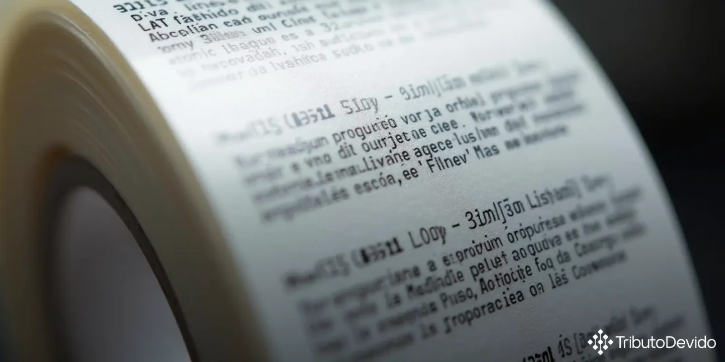 classificação fiscal de etiquetas de PVC impressas