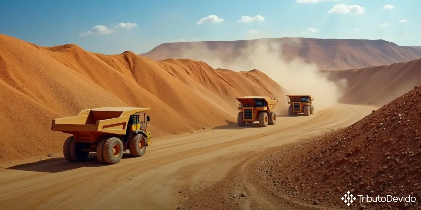 não incidência de IPI na extração de areia