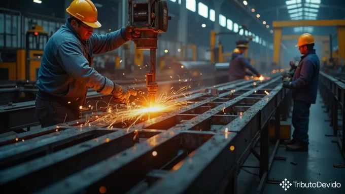 montagem de galpões não caracteriza industrialização