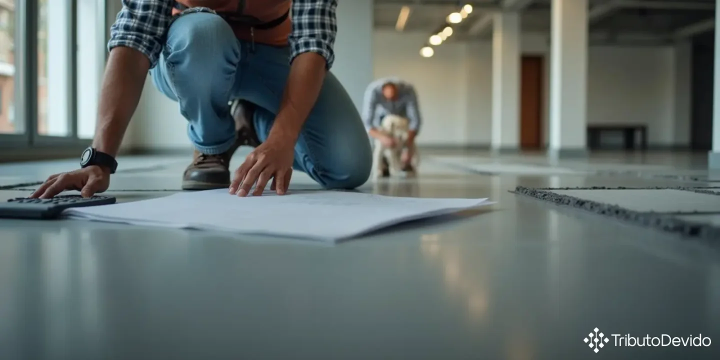 retenção de tributos na substituição de pisos cerâmicos