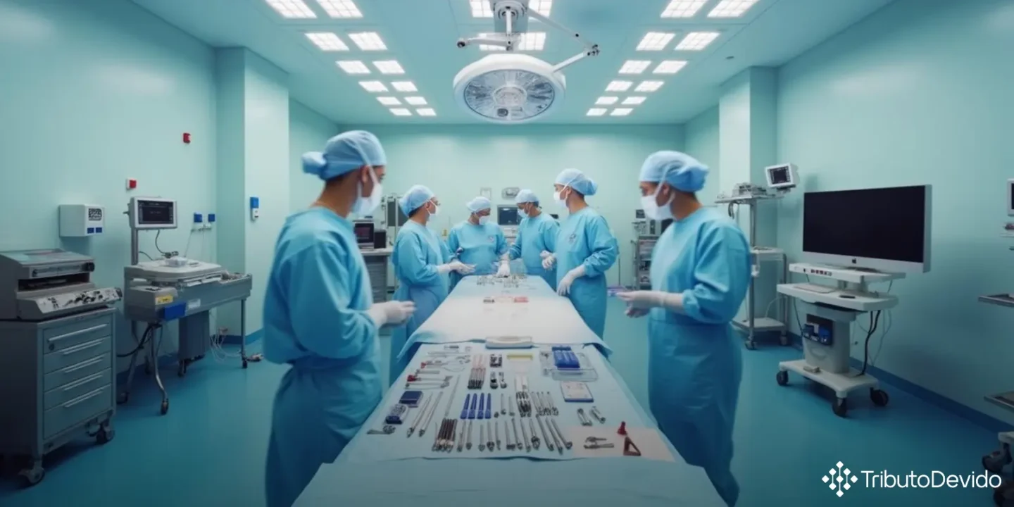 Classificação fiscal de conjuntos para cirurgia do nervo trigêmeo