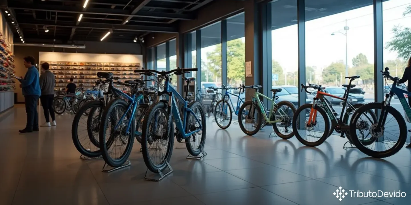 importação de bicicletas sem motor em lojas francas