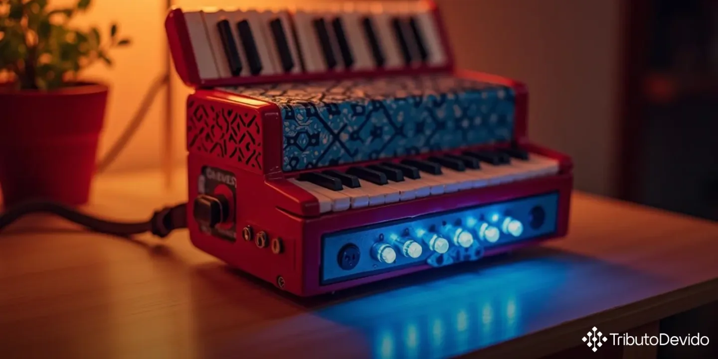 Classificação fiscal de mini acordeão