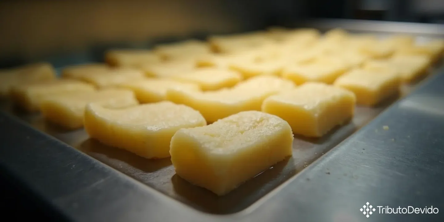 classificação fiscal de pão de batata doce com polvilho congelado