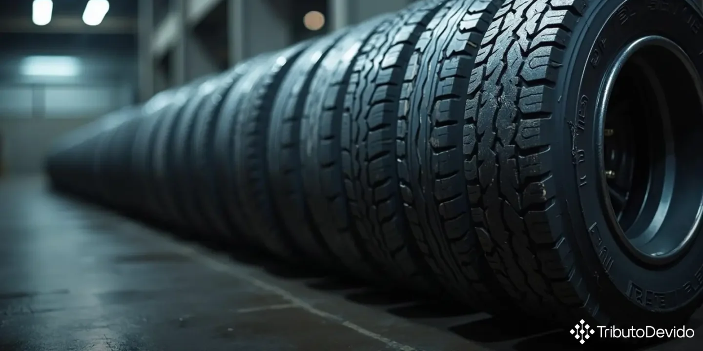 classificação fiscal de pneumáticos OTR para ônibus e caminhões