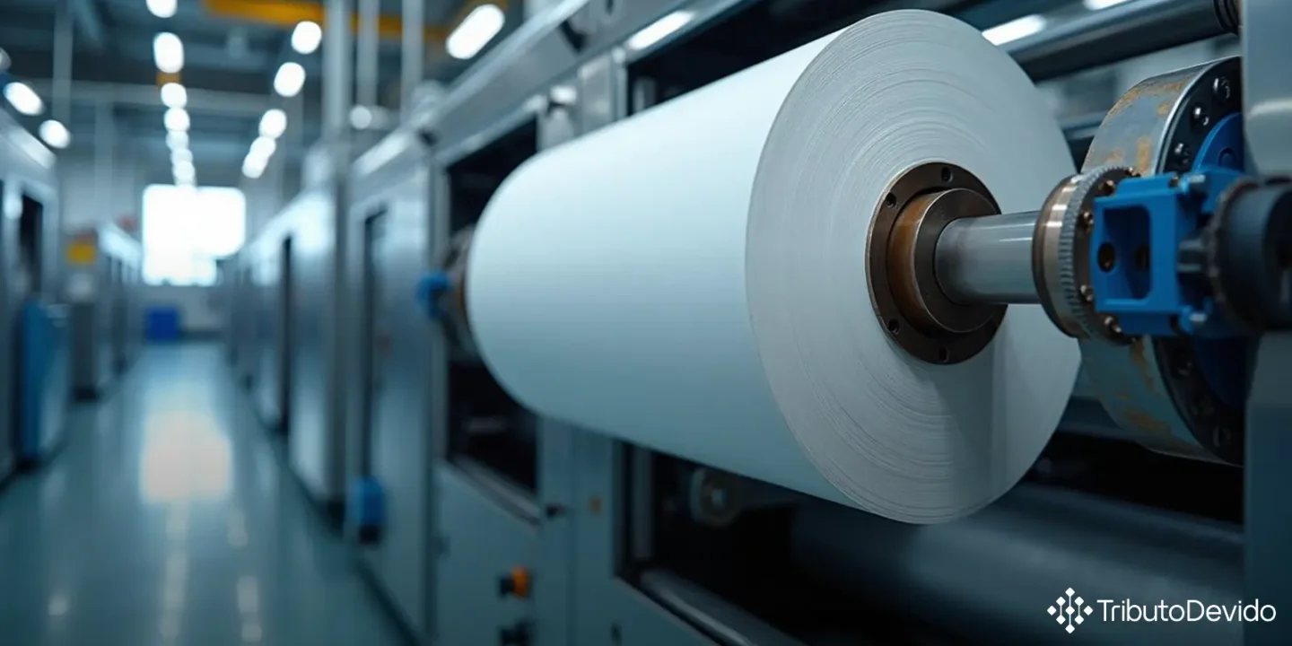 classificação fiscal de unidades funcionais para transformação de pasta de celulose em folhas