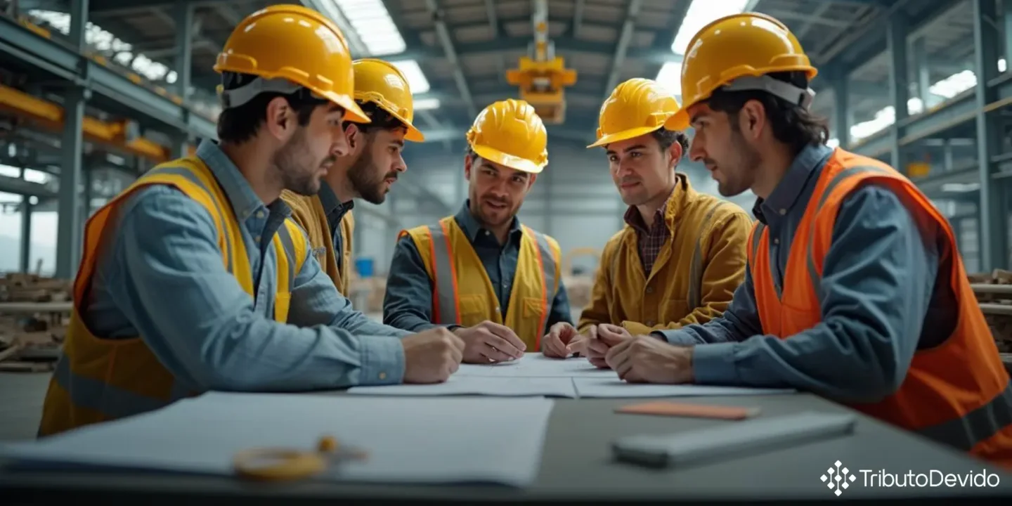 regime tributário para operacionalização de gruas em obras