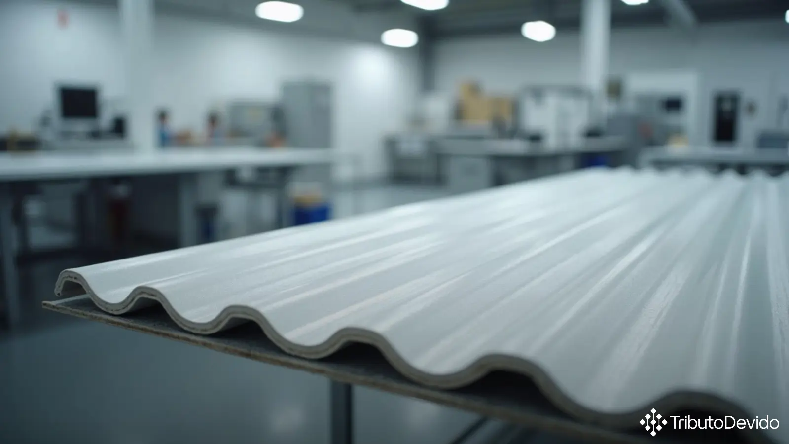 classificação fiscal de telhas onduladas de plástico reforçado com fibra de vidro na NCM