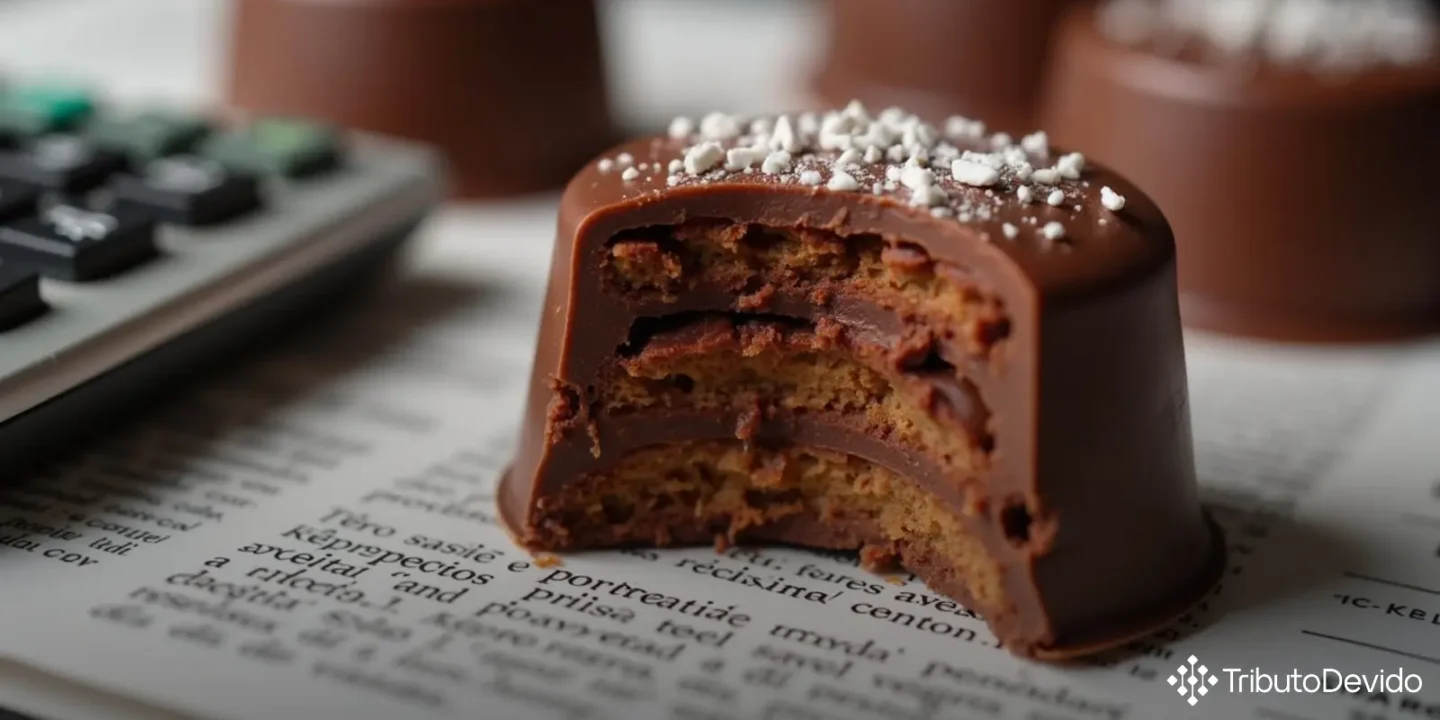 classificação fiscal de bombom de chocolate com recheio de avelã na NCM