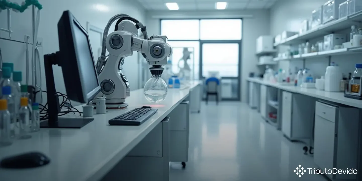 Classificação fiscal braço robótico laboratórios