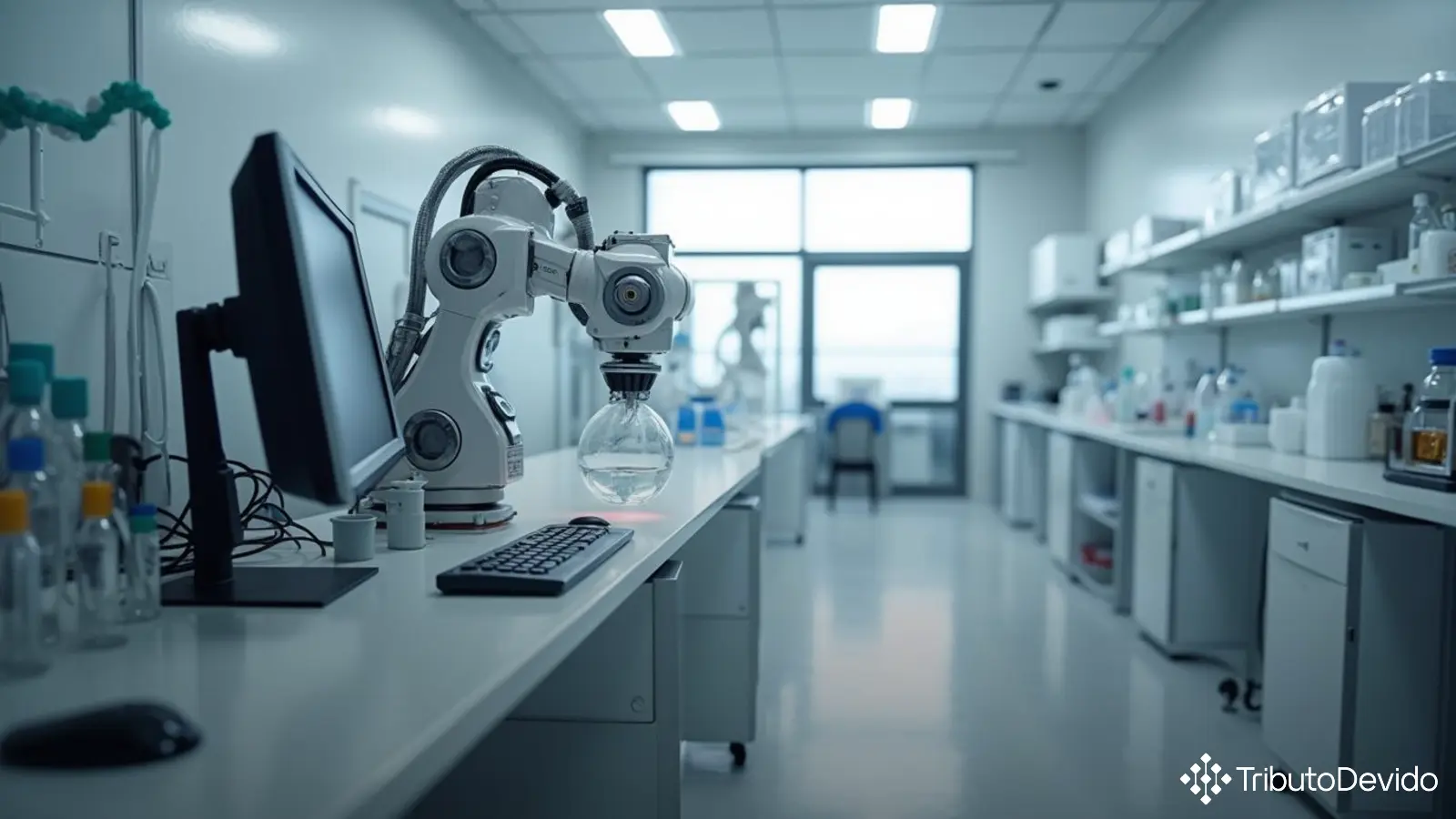 Classificação fiscal braço robótico laboratórios