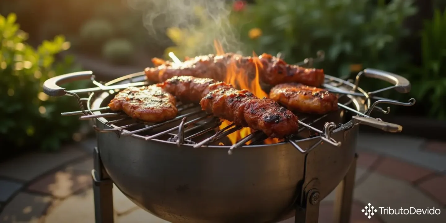 classificação fiscal de churrasqueira portátil com espetos giratórios