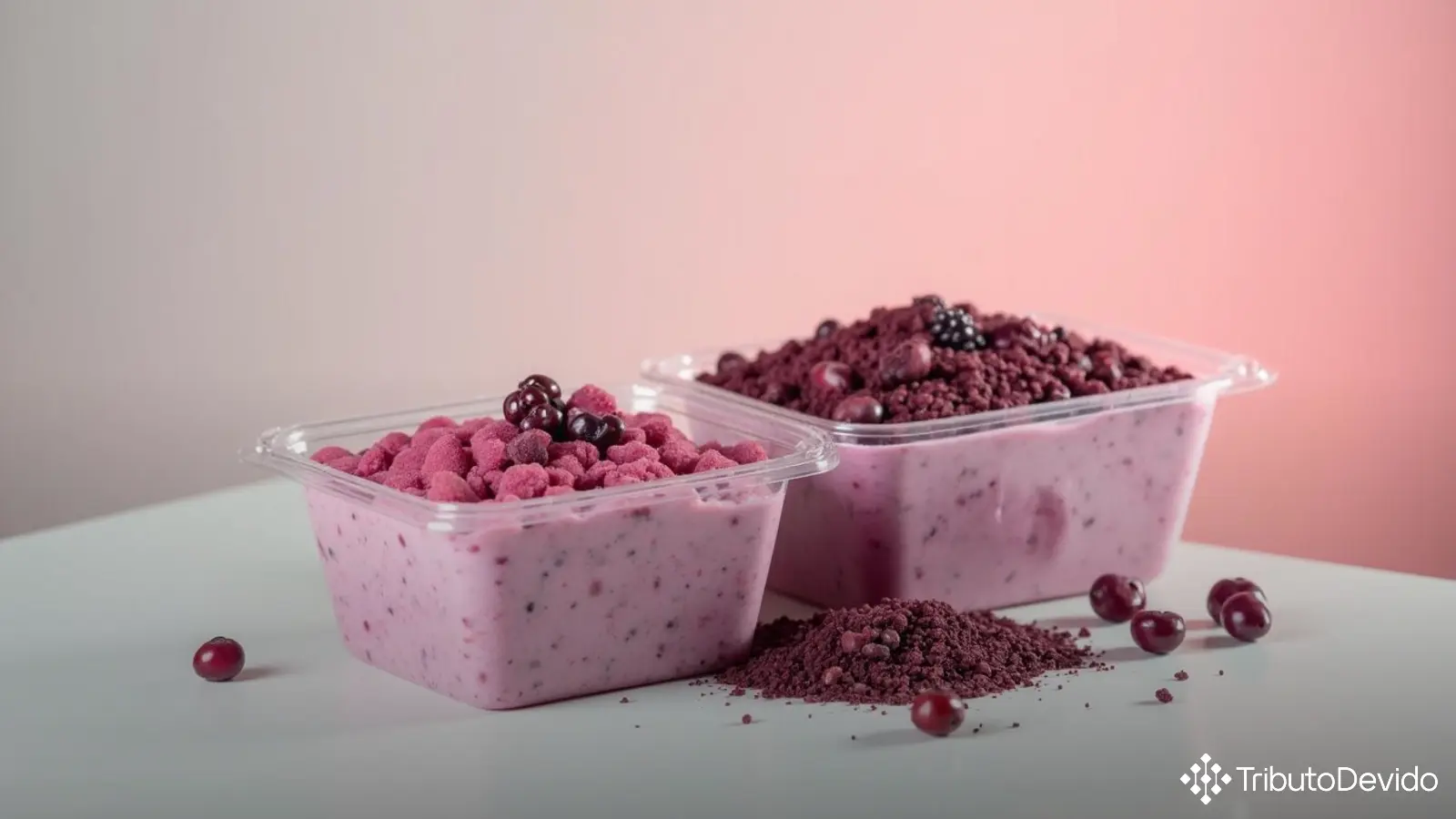 Classificação fiscal cremes açaí e morango com granola