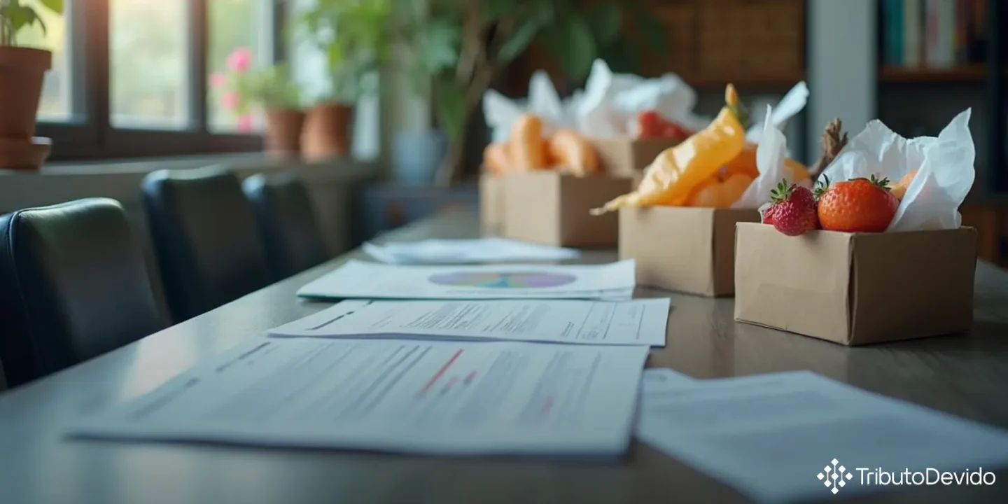 Dedutibilidade de doações de alimentos