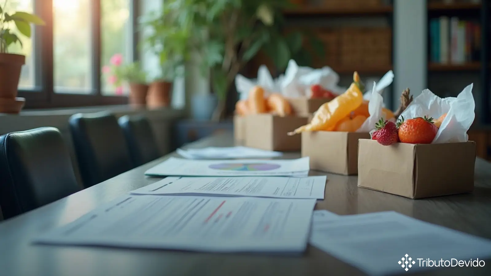 Dedutibilidade de doações de alimentos