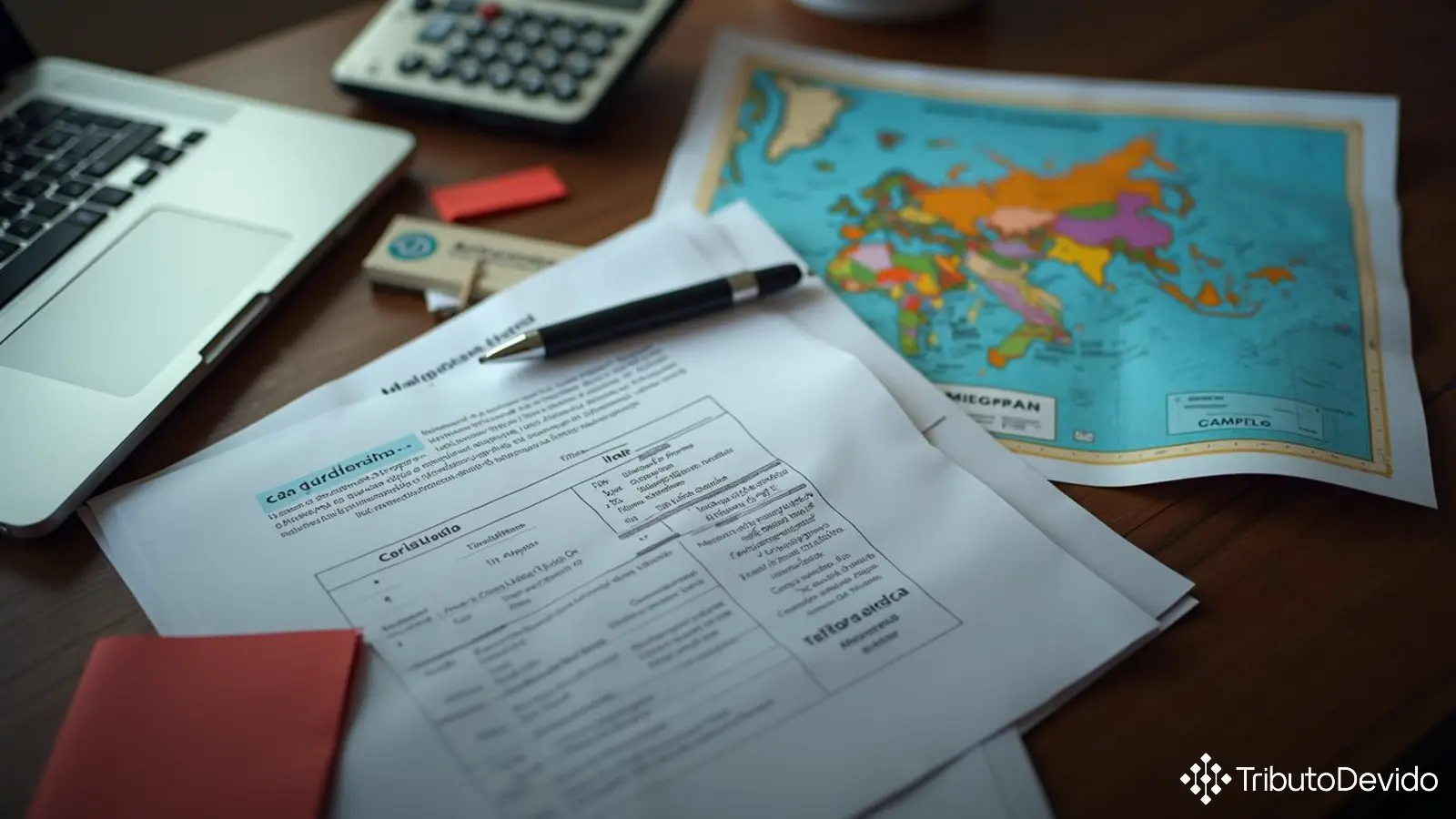 Compensação de imposto de renda pago no exterior