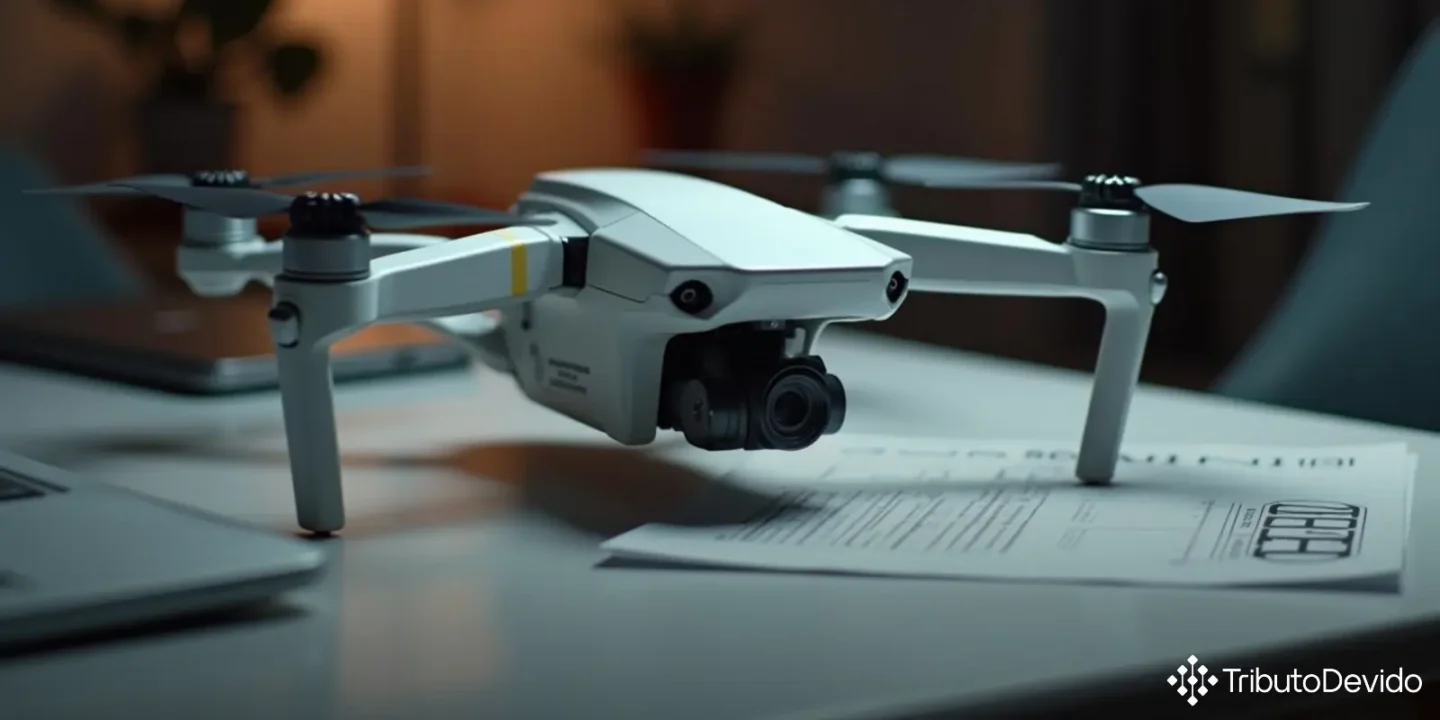 Classificação fiscal drones com câmera digital