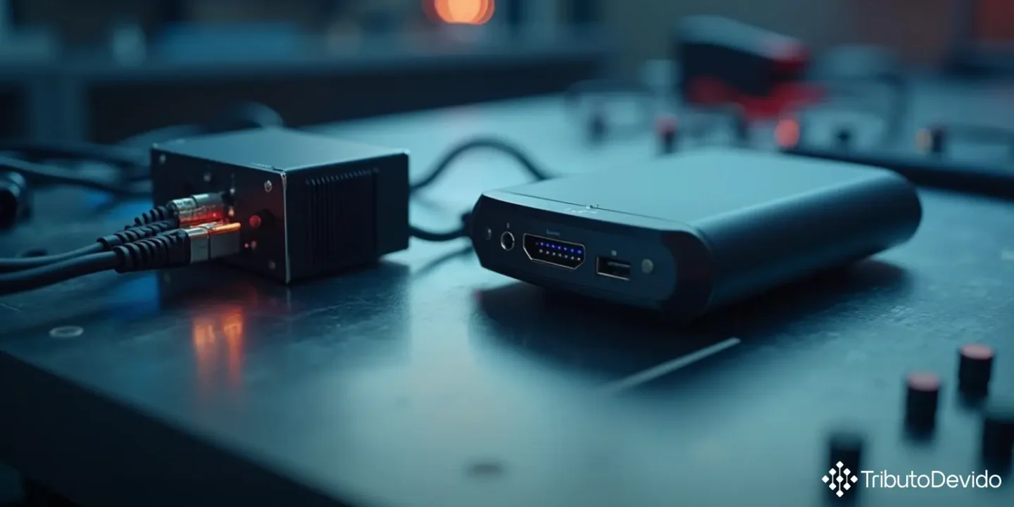 Classificação fiscal de combinação de máquinas para transmissão de sinais de áudio e vídeo