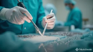 IRRF serviços esterilização materiais médicos