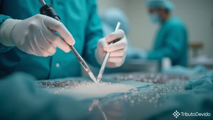 IRRF serviços esterilização materiais médicos