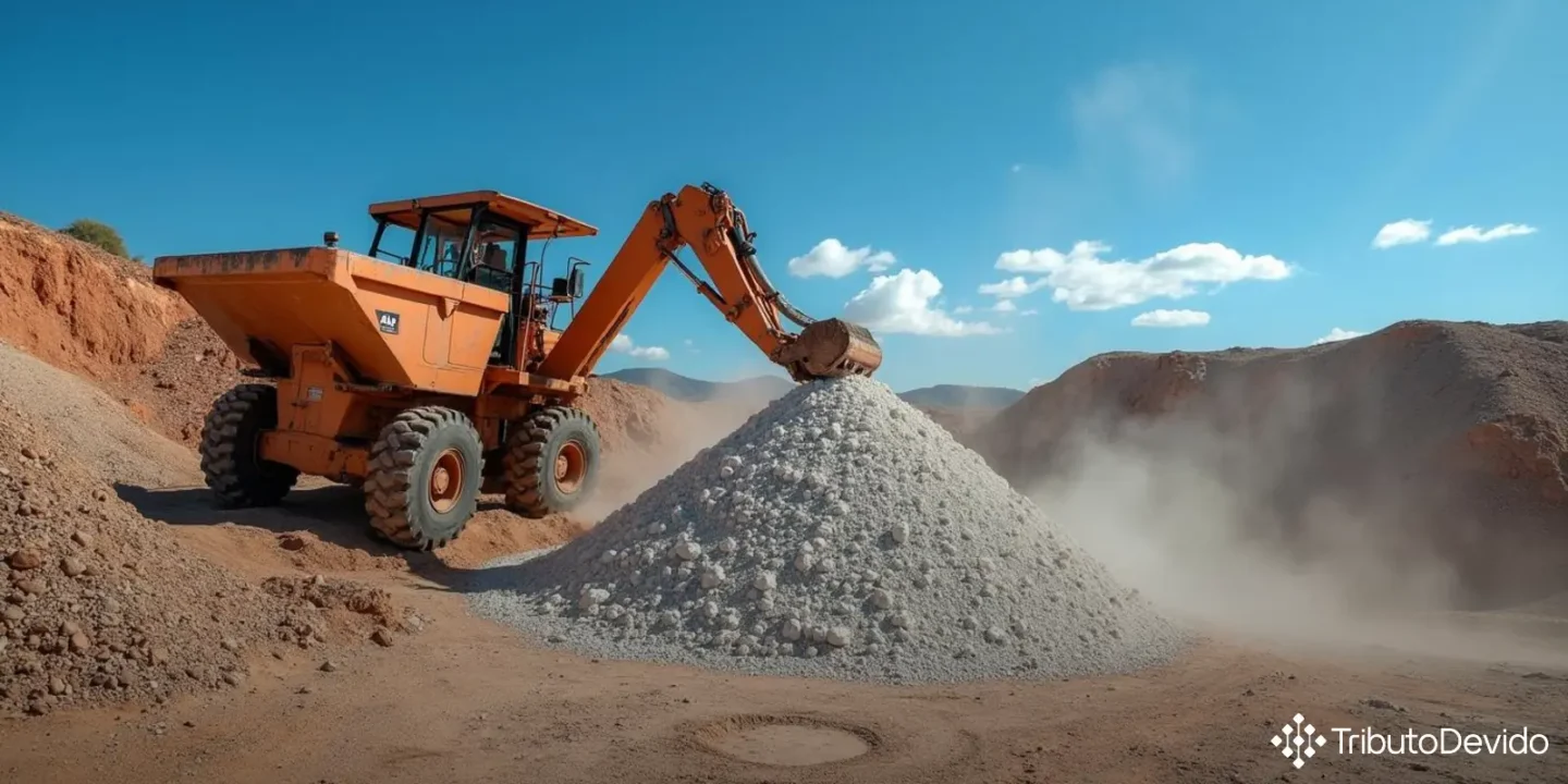 Extração saibro tributação IPI