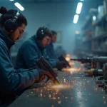 Fabricação armas fogo testes tiro créditos IPI