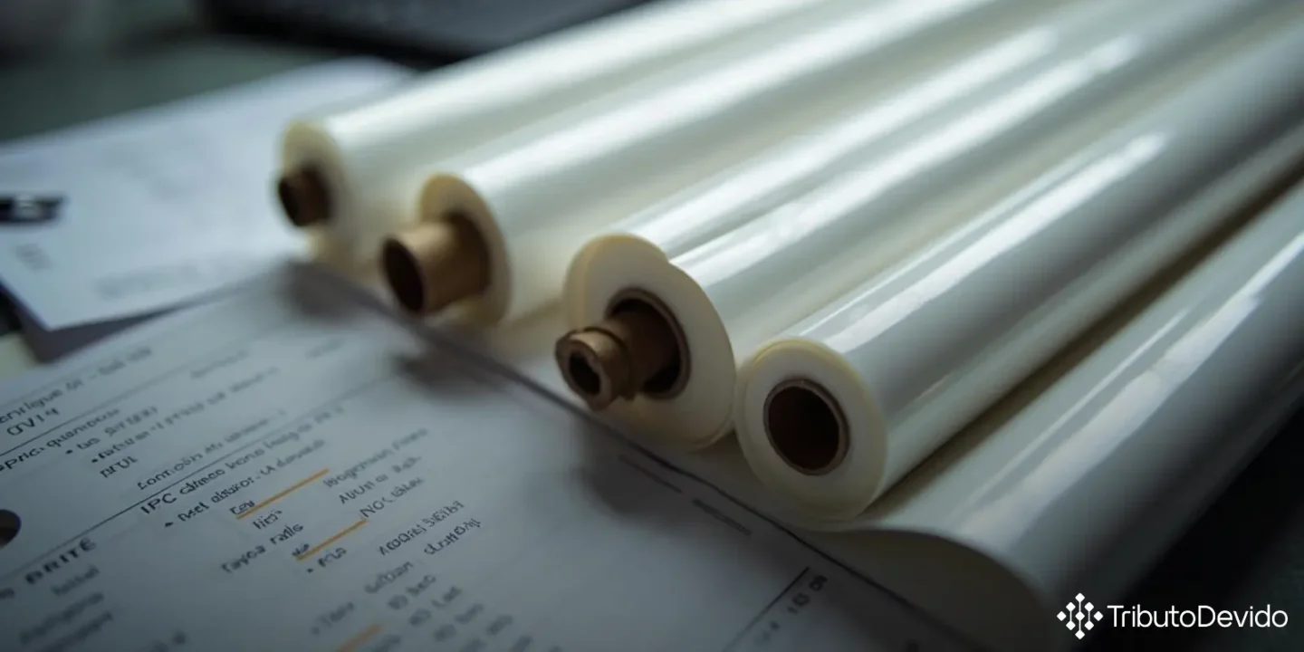 Classificação fiscal filme plástico estratificado