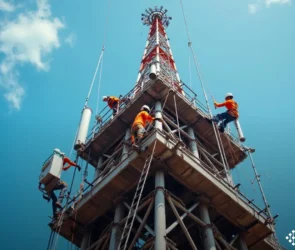 retenção previdenciária na instalação de torres e pórticos