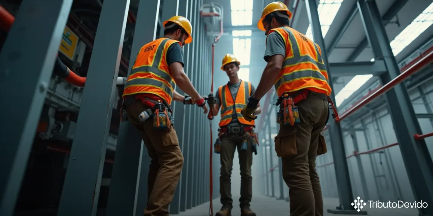 Tributação Simples Nacional colocação piso industrial