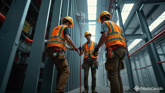 Tributação Simples Nacional colocação piso industrial