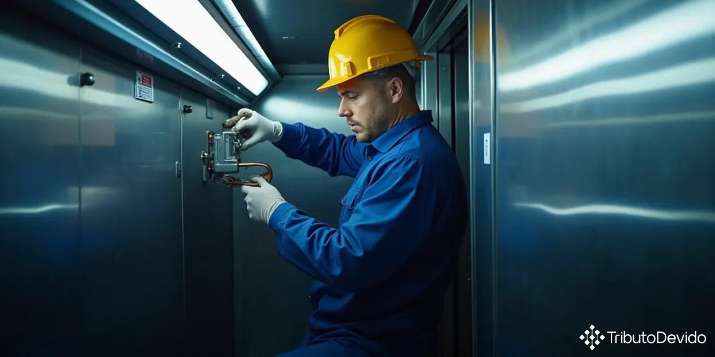 retenção de IRRF em serviços de manutenção de elevadores