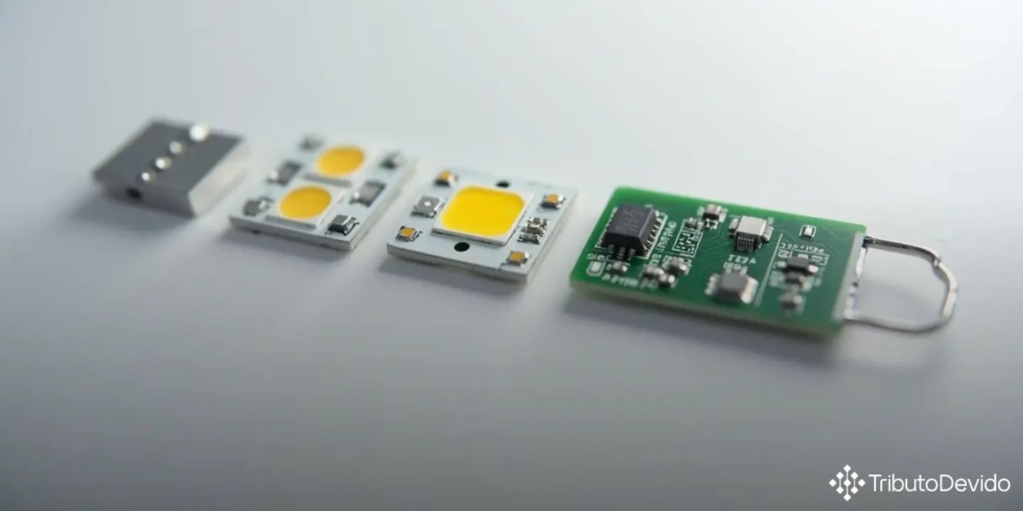 Classificação fiscal de dispositivos LED para iluminação