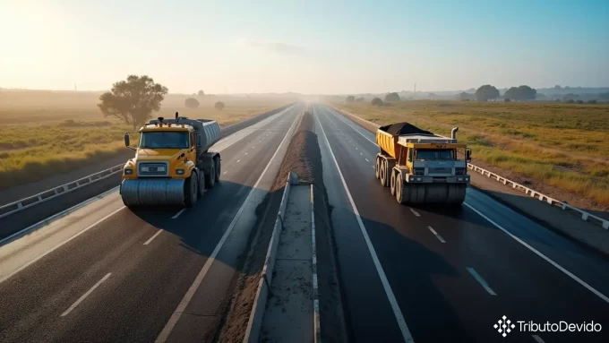Pavimentação CBUQ caracterizada como pavimentação asfáltica