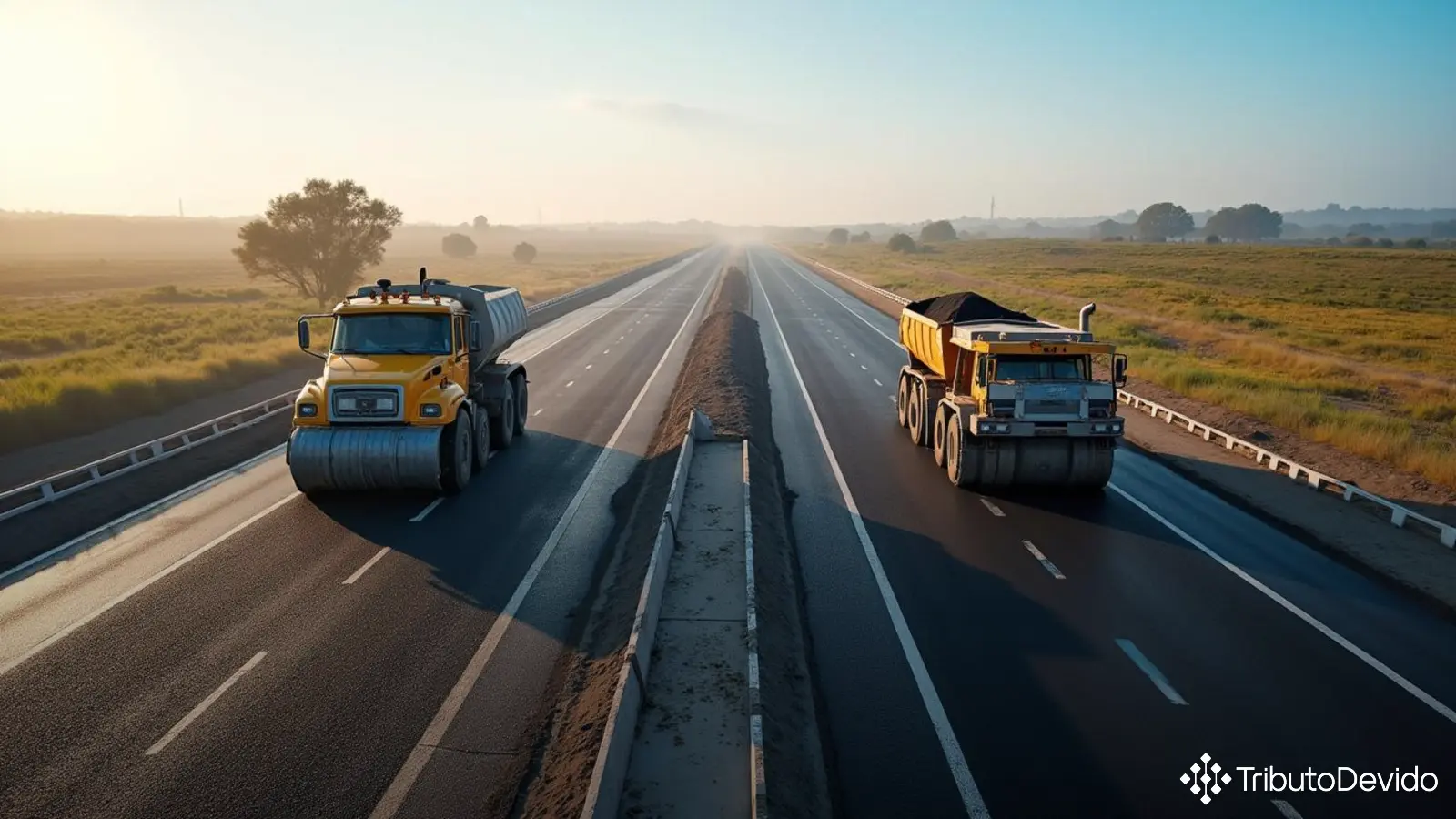 Pavimentação CBUQ caracterizada como pavimentação asfáltica