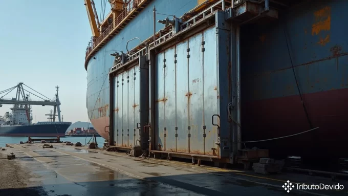 classificação fiscal de pórtico de descarga