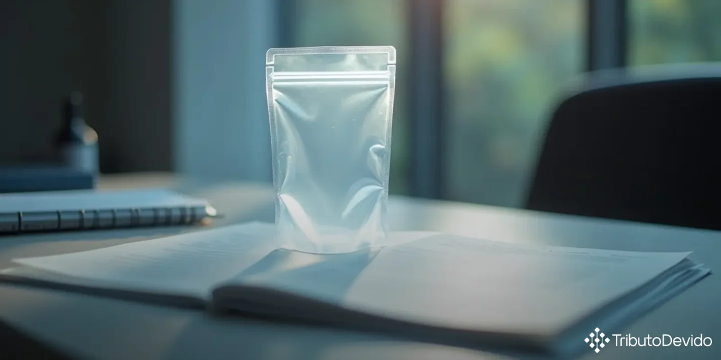 Classificação fiscal pouches plastificação