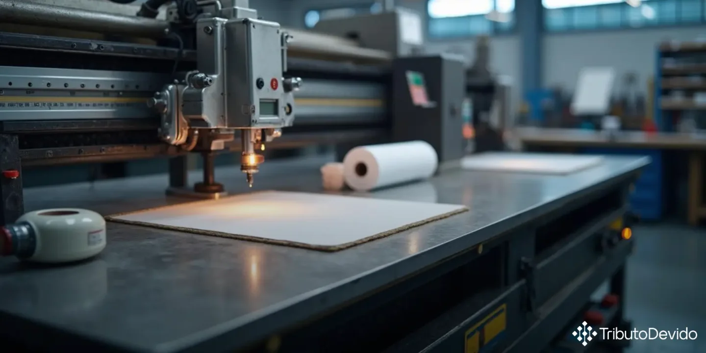 Classificação fiscal Prensa térmica bonés