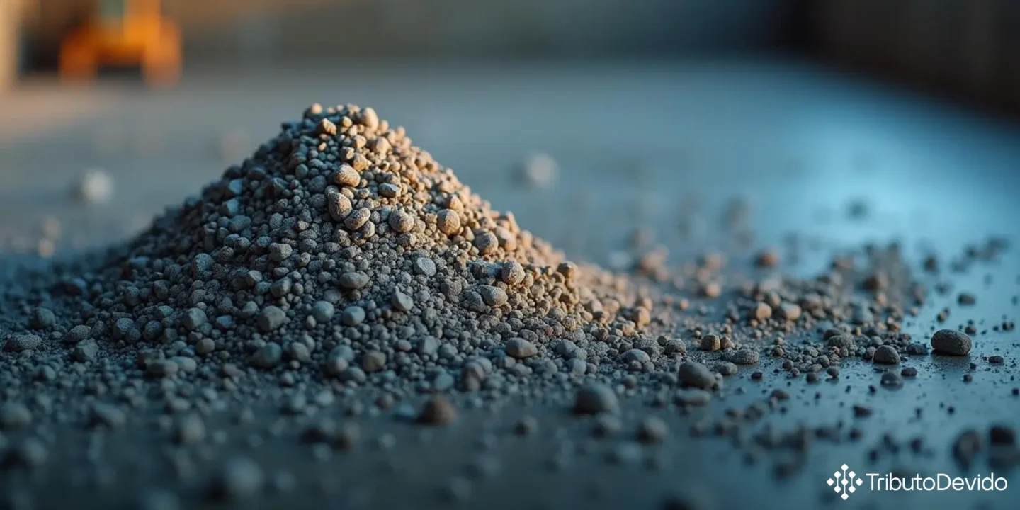 regime de incidência do PIS/PASEP e COFINS na comercialização de pedra britada e areia para construção civil