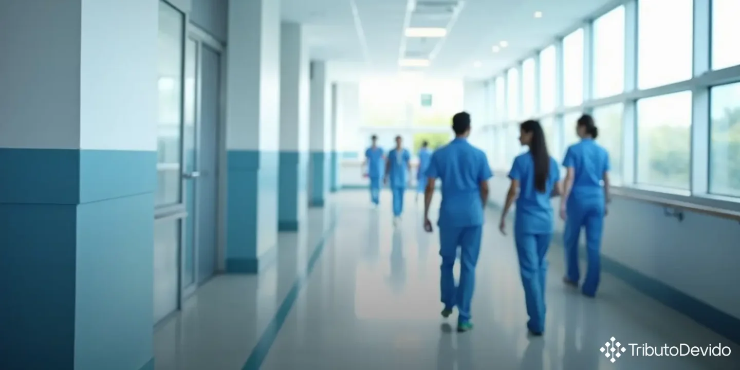 Como funciona tributação serviços hospitalares Lucro Presumido