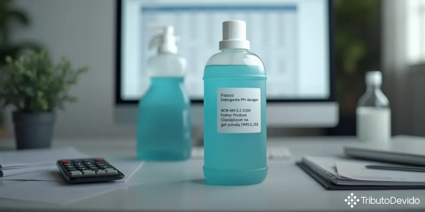 Classificação fiscal de preparações auxiliares de lavagem