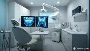 Percentuais Lucro Presumido serviços odontológicos imagenologia