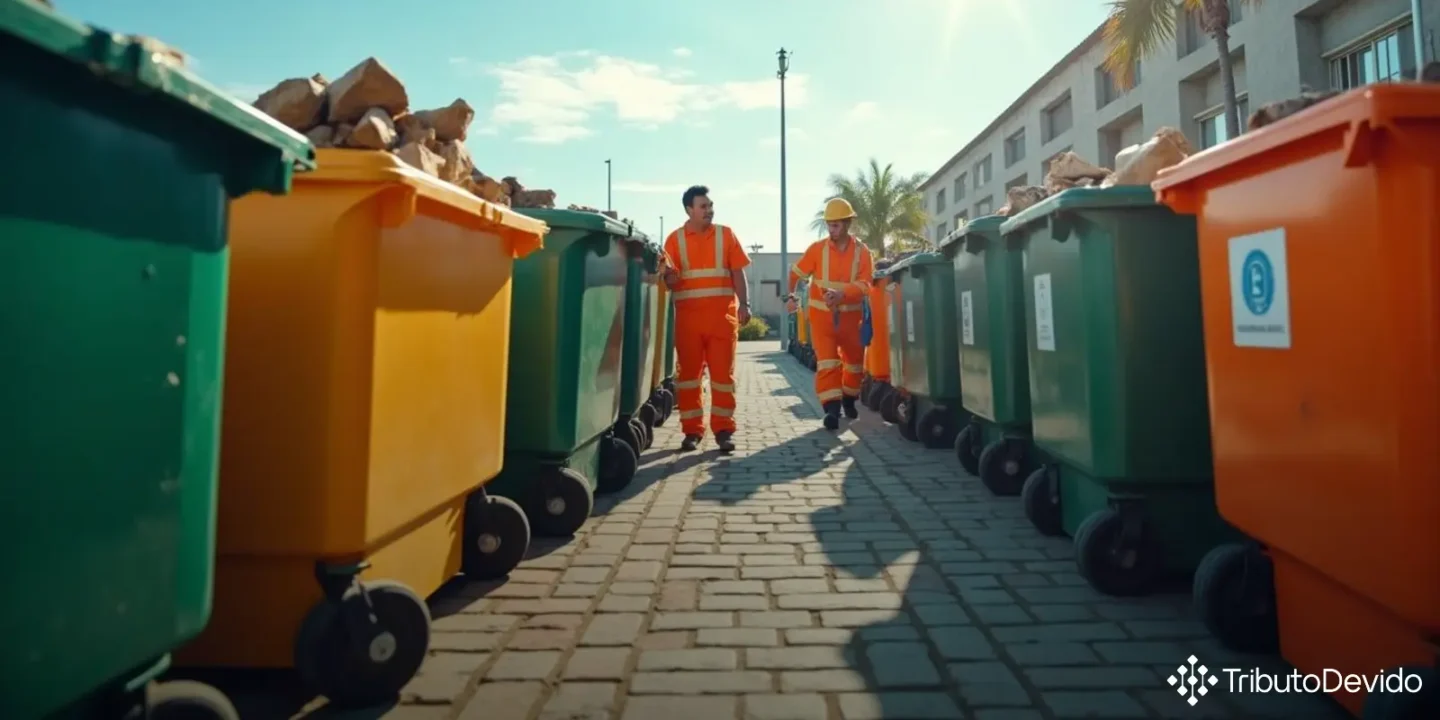 Retenção tributos federais serviços coleta resíduos