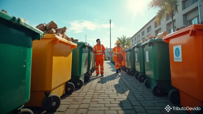 Retenção tributos federais serviços coleta resíduos